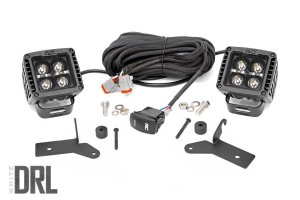 Jeep Gladiator LED Light Kit - Lower Windshield - Rough Country - 2